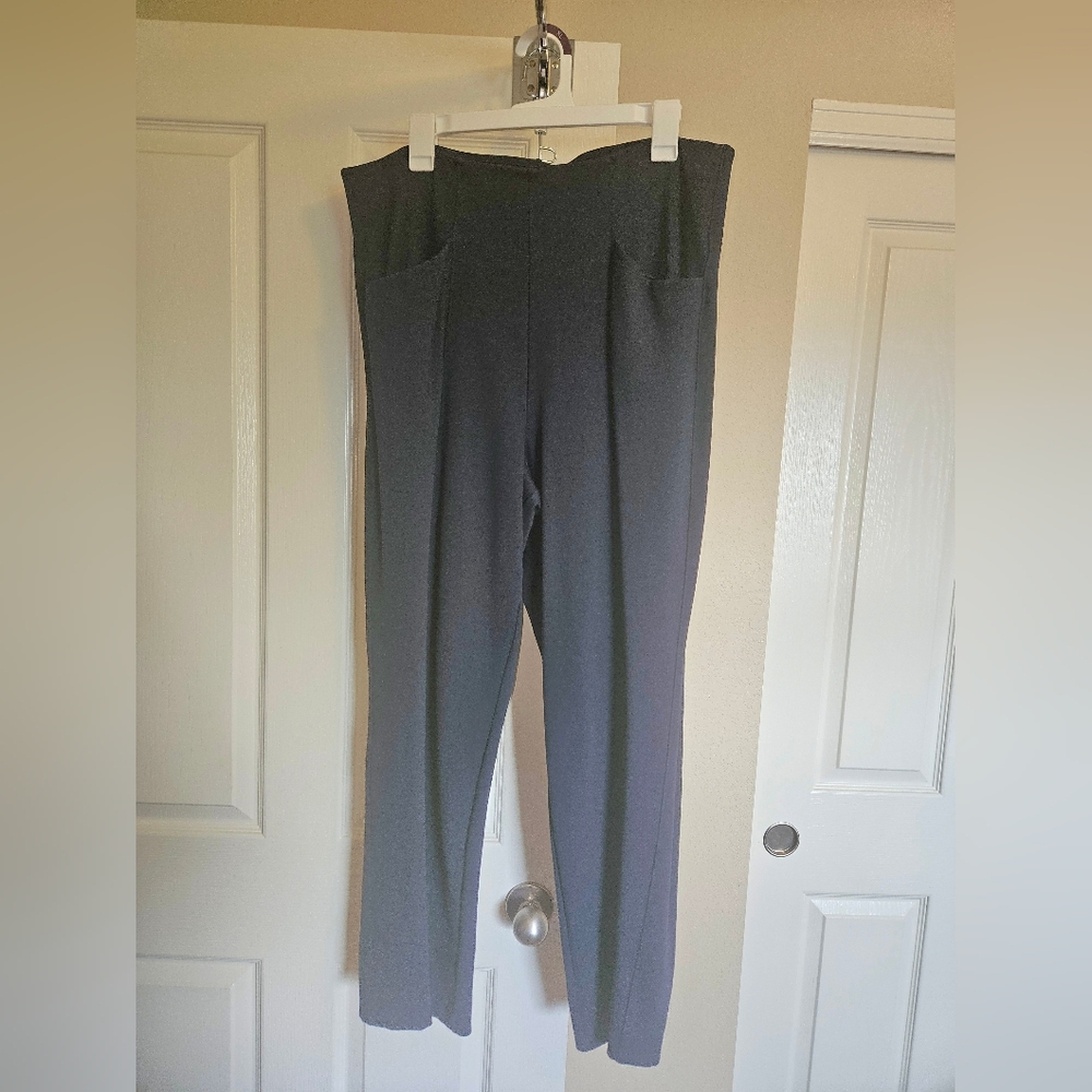 Old Navy High Rise Stevie Trousers- Navy Blue Xl Tall